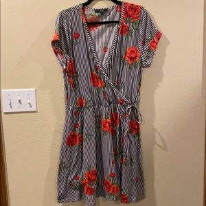 3x boutique wrap dress